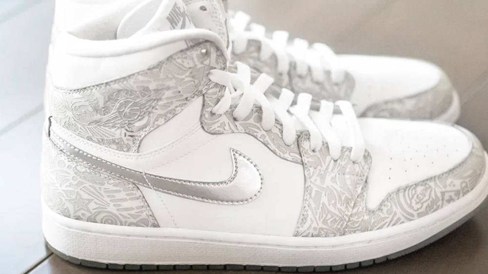 Nike Air Jordan 1 High Laser Silver Nike Air Jordan 1 High Laser Silver