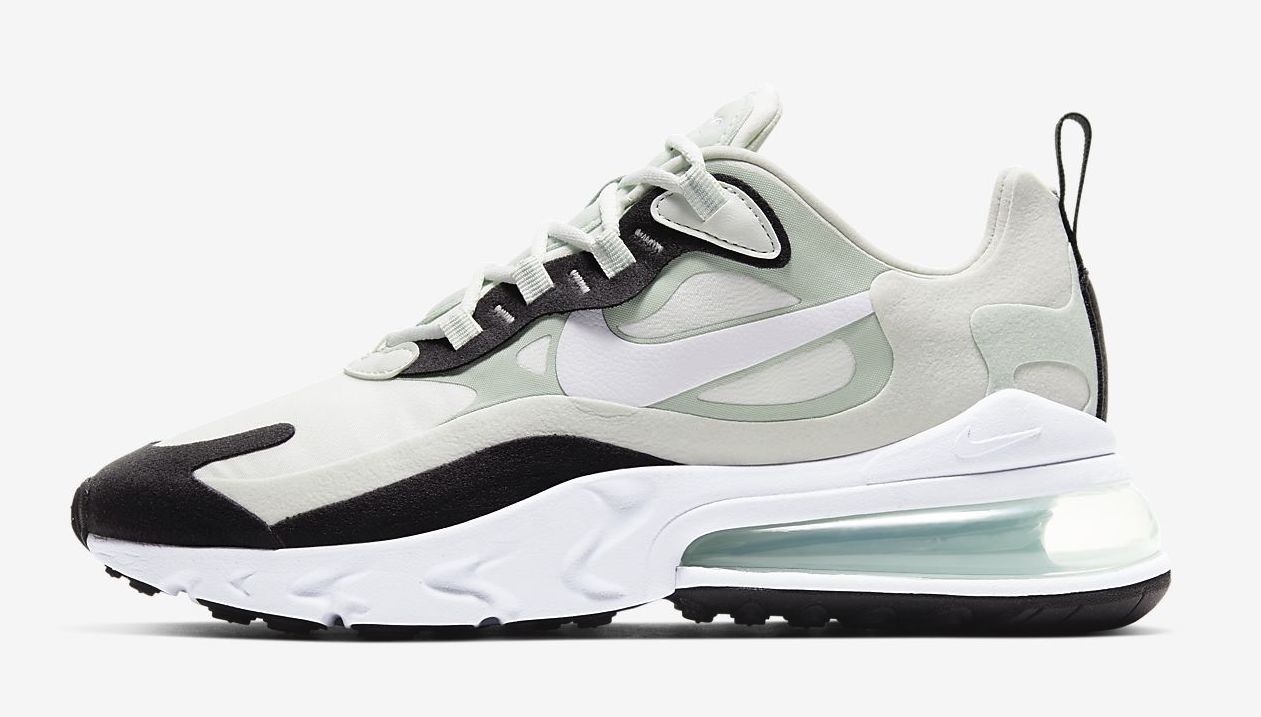 Nike Air Max 270 React Pistachio frost.