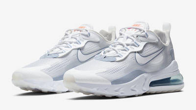 air max 270 react white pure platinum