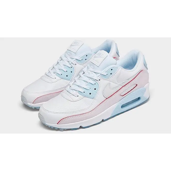 Nike Air Max 90 DIY Flare White Hydrogen Blue | Where To Buy | CW5569-100 |  The Sole Supplier