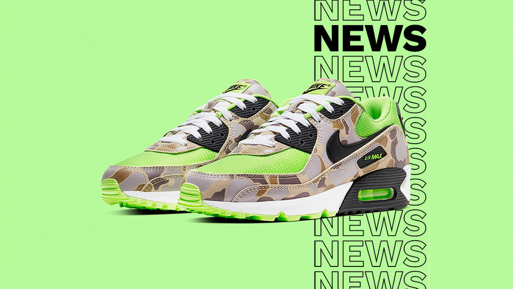 Image via Nike Nike Air Max 90 Duck Camo Laser