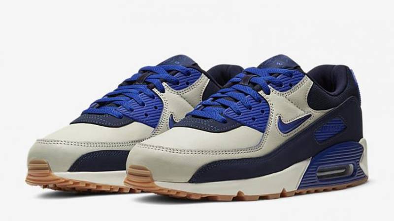 nike air max 90 leather blue