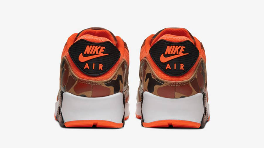 Nike Air Max 90 Orange Duck Camo Back
