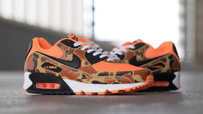 air max 90 reverse duck camo orange