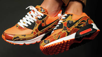 orange and camo air max