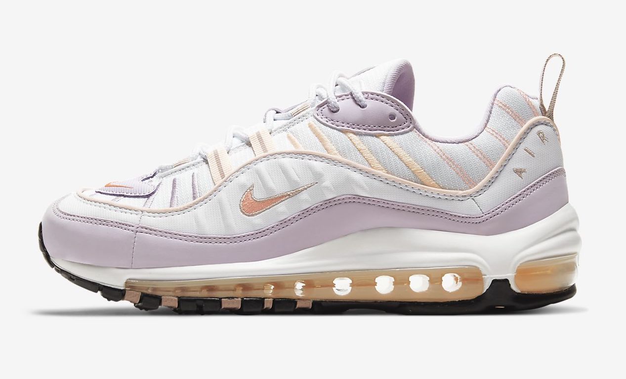Nike Air Max 98 White Crimson Tint
