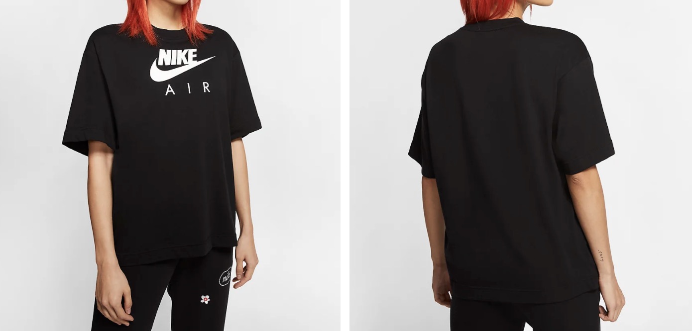 Nike Air Short Sleeve T Shirt Black