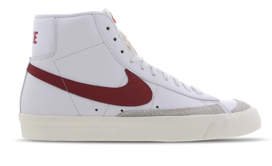 Nike Blazer Mid White Red