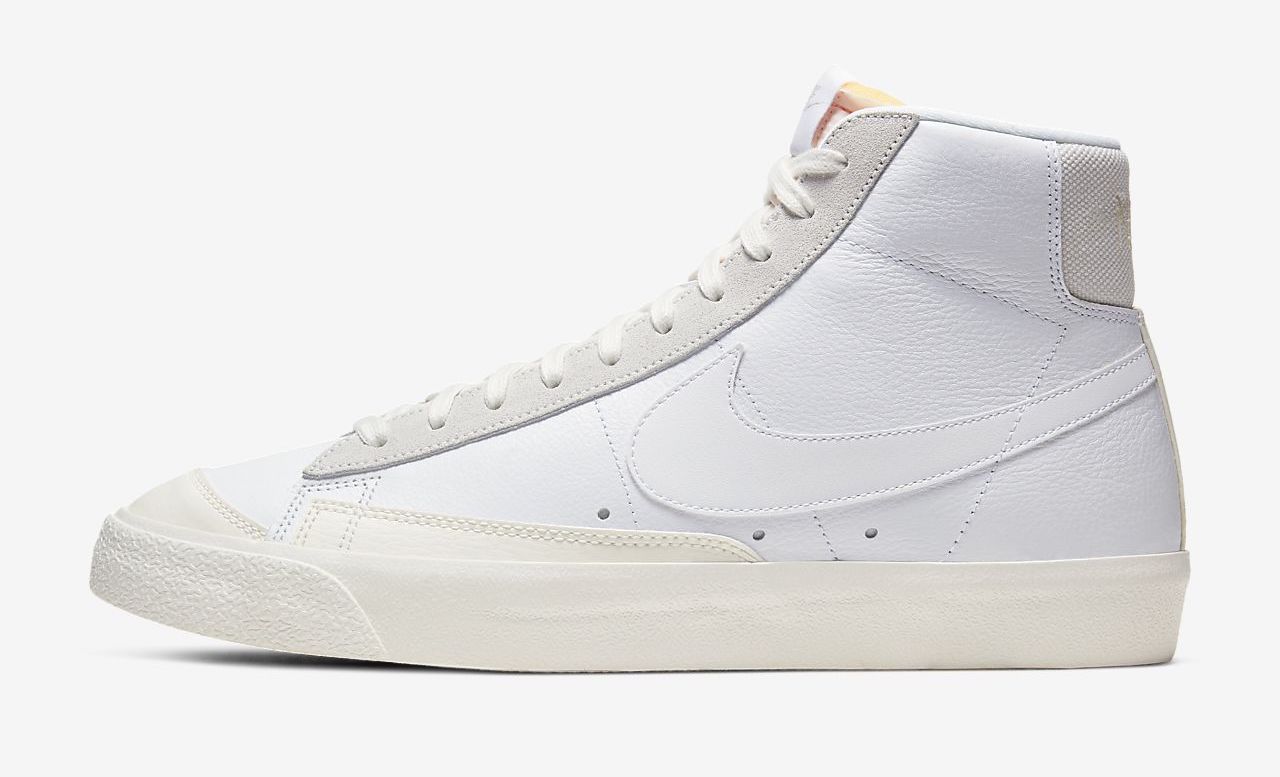 Nike Blazer Mid White Sail side