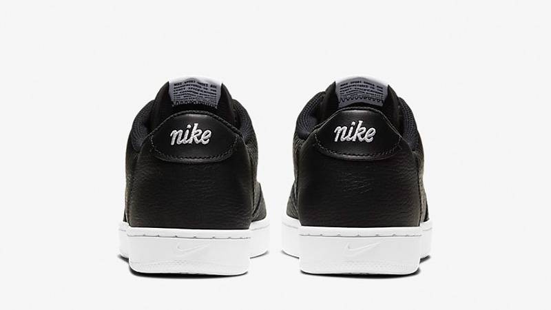 Nike Court Vintage Premium Black Orange CT1726-002 back