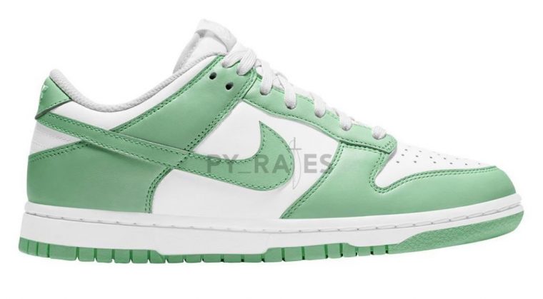 Nike Dunk Low White Green Glow