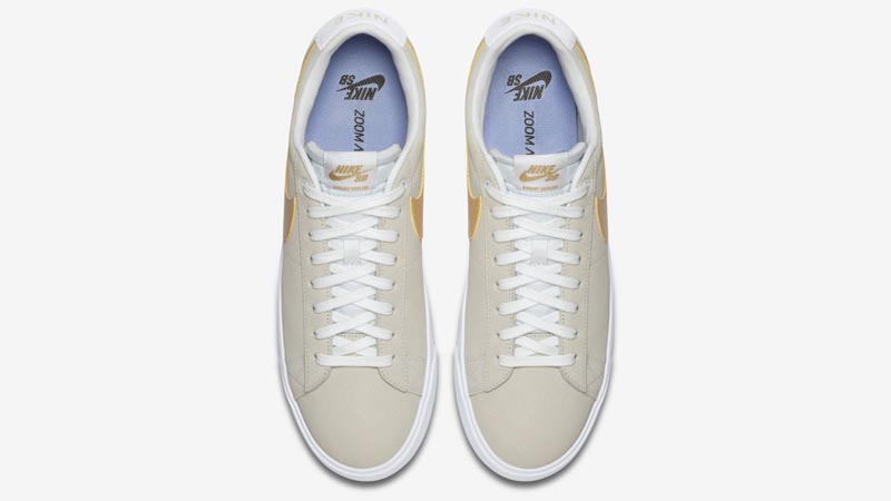 Nike SB Blazer Low GT Grey Yellow Middle