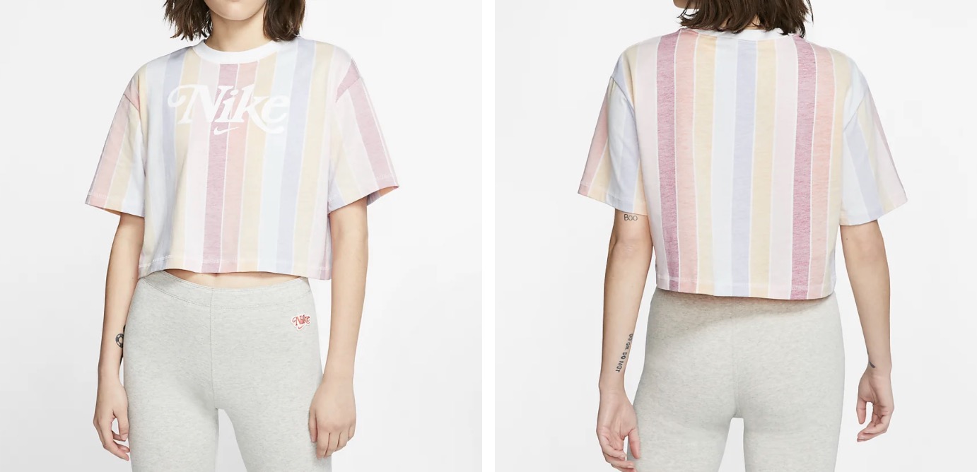 Nike Sportswear Crop T shirt Pastel