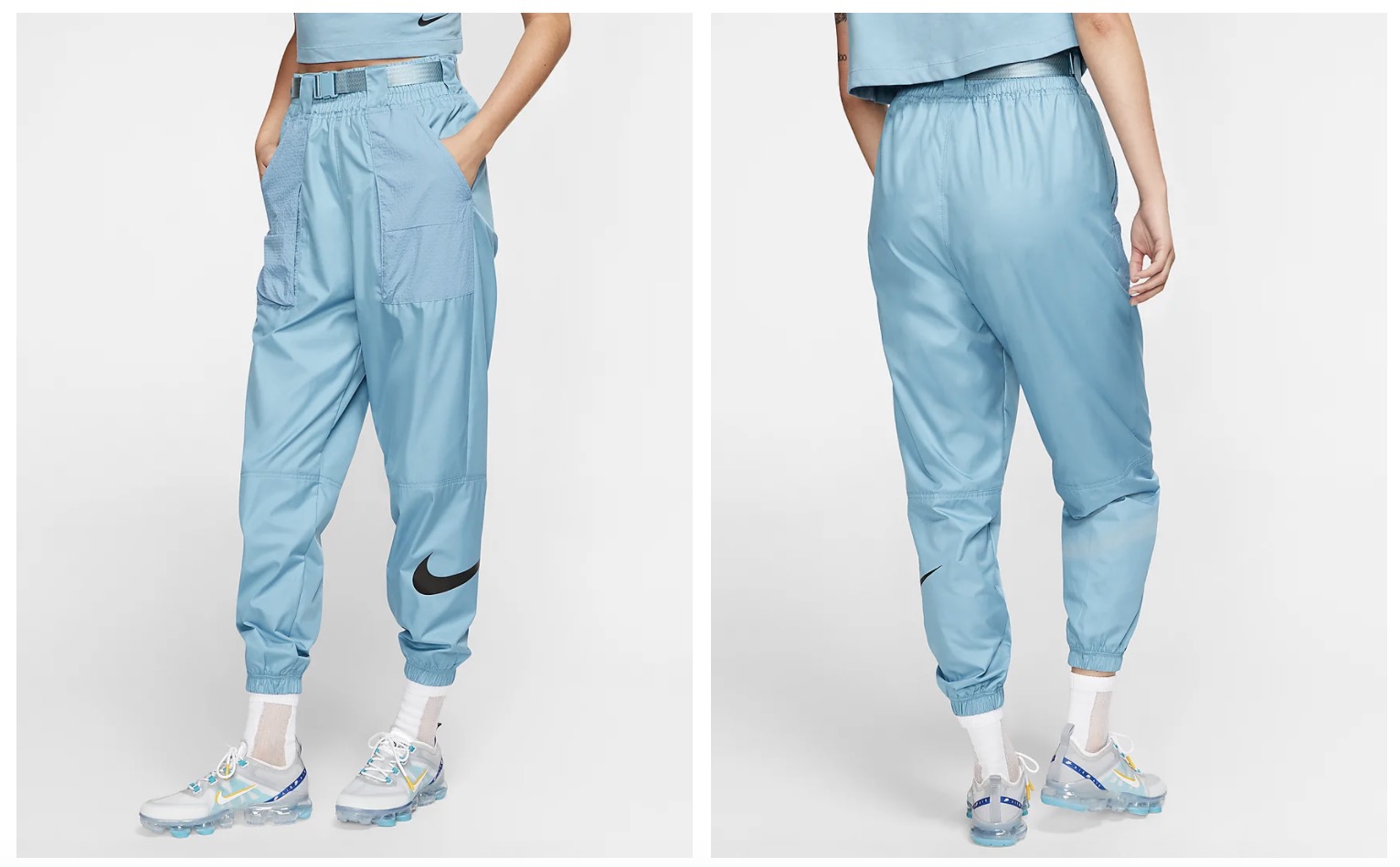 Nike Sportswear Woven Swoosh Trousers Cerulean