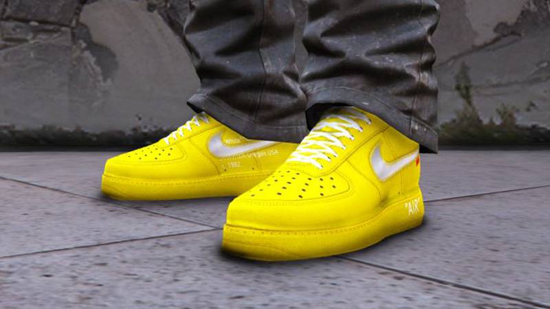air force 1 off white yellow