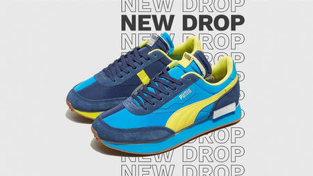 The PUMA Future Rider size? Exclusive "Blue Split" is Perfect for Summer