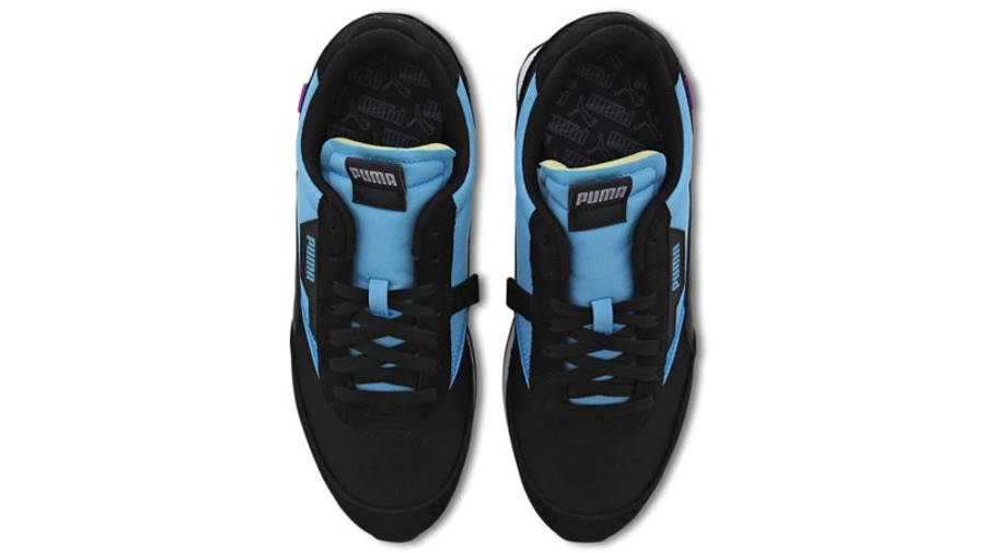 puma future rider black and blue