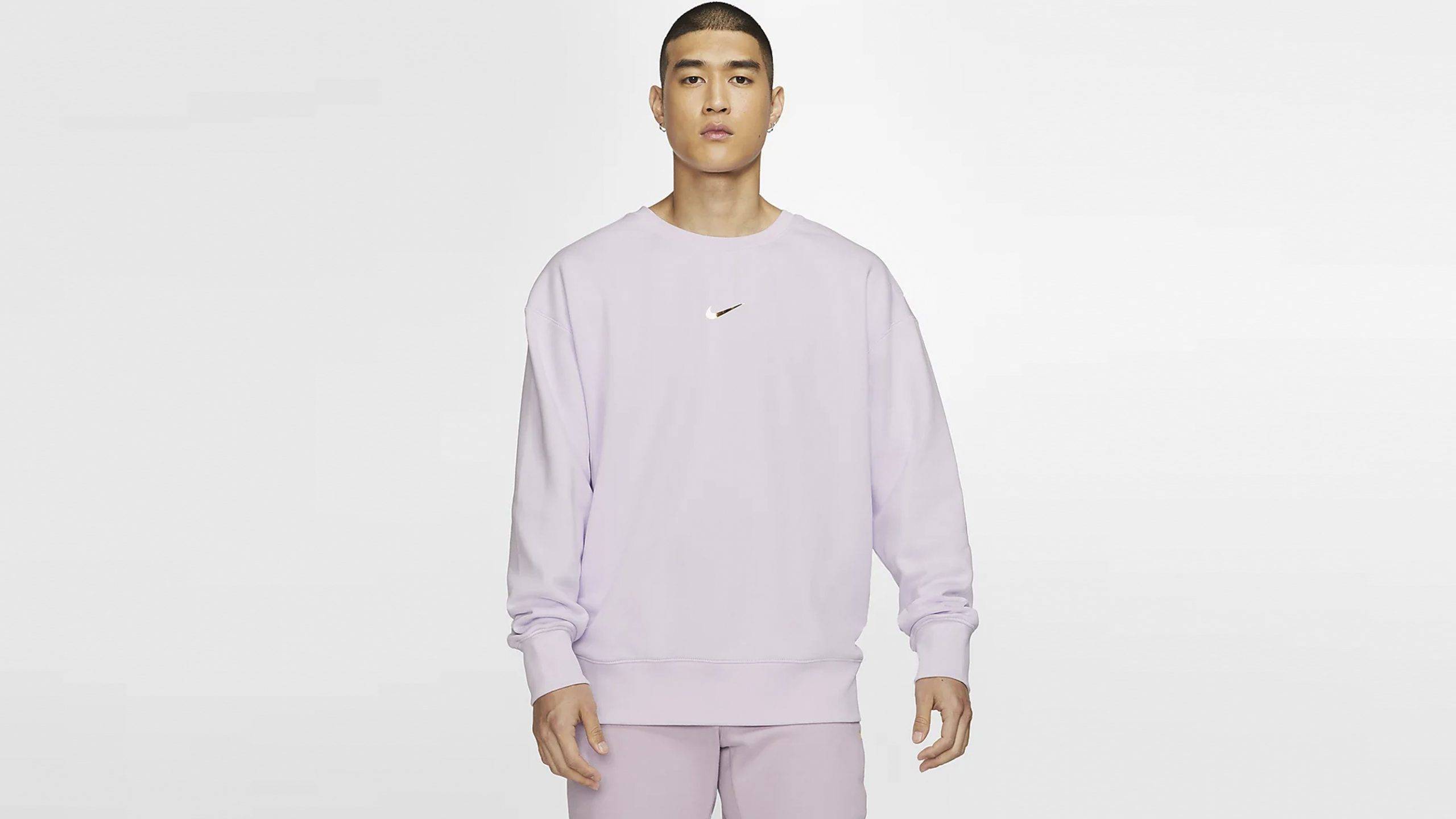 The Nike Mini Swoosh Club Crewneck is the Epitome of Clean
