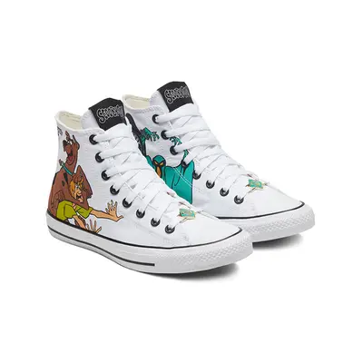 Scooby-Doo x Converse Plimsolls CONVERSE Chuck 70 Ox 168618C Pale Putty Pale Putty High Top White Multi 169076C front