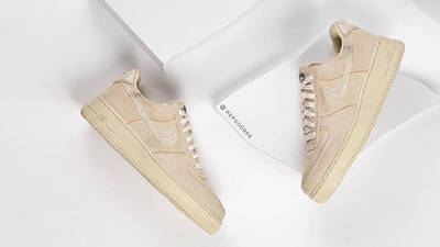 Stussy x Nike Air Force 1 Fossil Stone | Where To Buy | CZ9084-200 | The  Sole Supplier