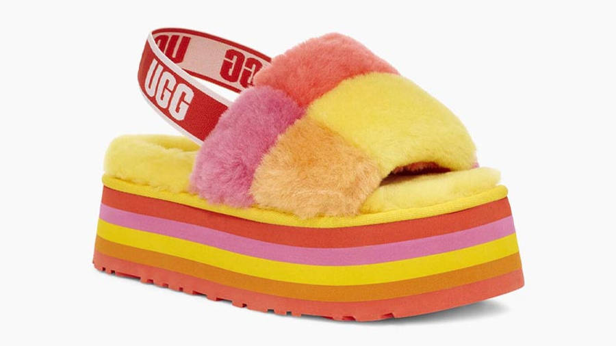 UGG Disco Checker Slide Yellow | Where To Buy | 1113490 | The Sole Supplier