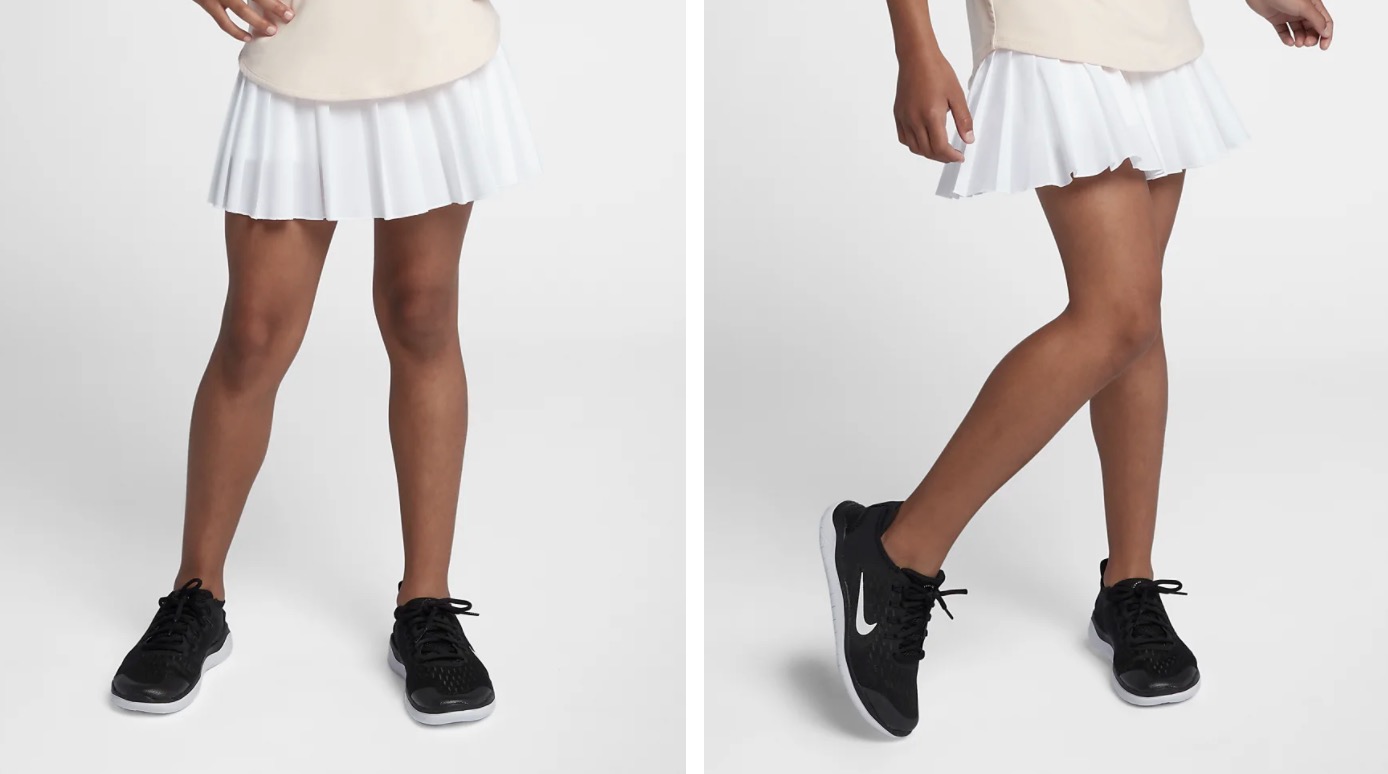 White Nike Tennis Skirt