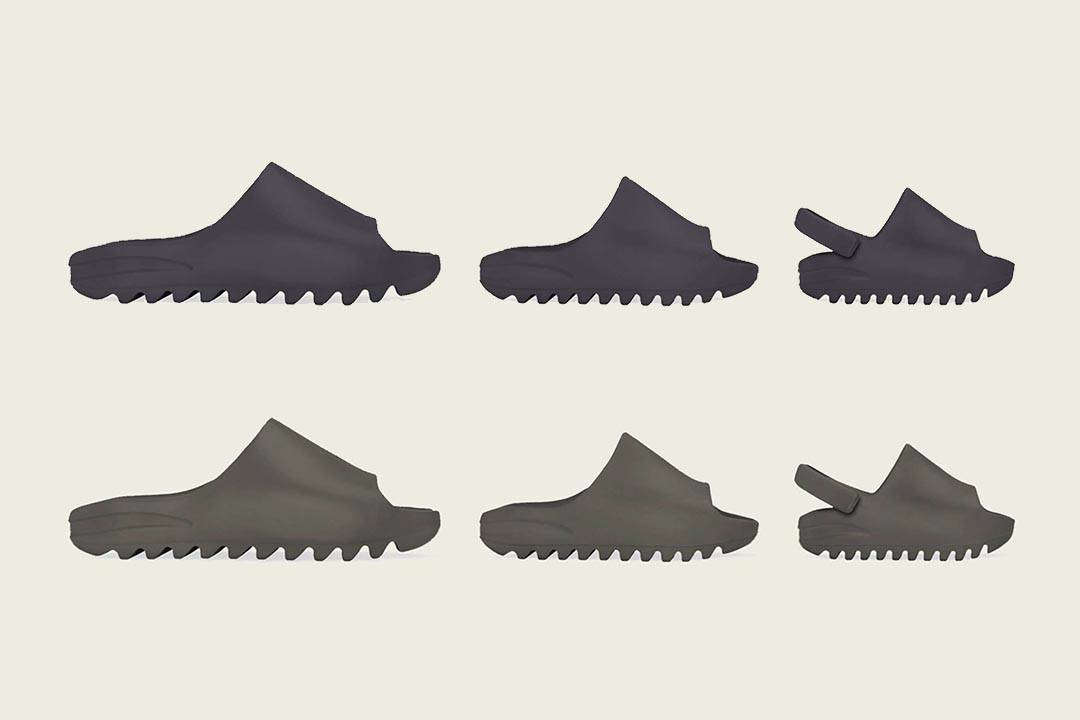 Yeezy Slide "Soot" & "Core"