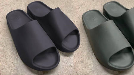 The Yeezy Slide "Core" & "Soot" Get Unveiled
