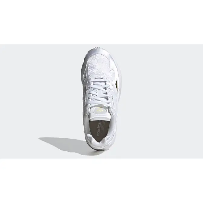 Adidas falcon outlet shoes white gold