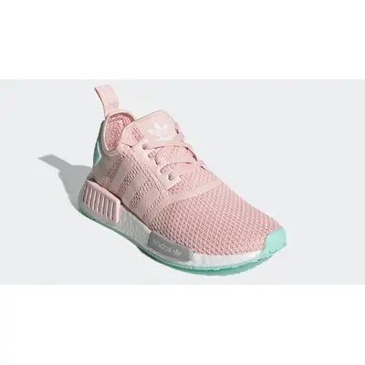 Pink adidas shop shoes nmd r1