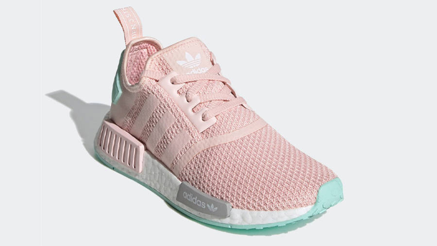 adidas mint and pink shoes