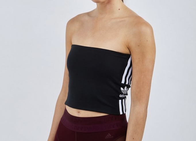 adidas adicolour strapless top