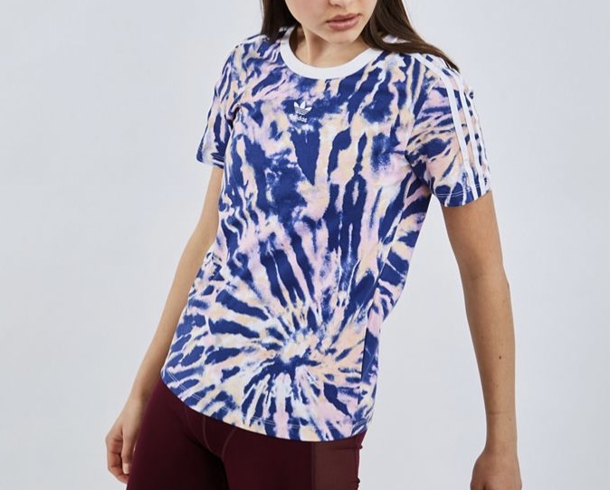adidas tie-dye top