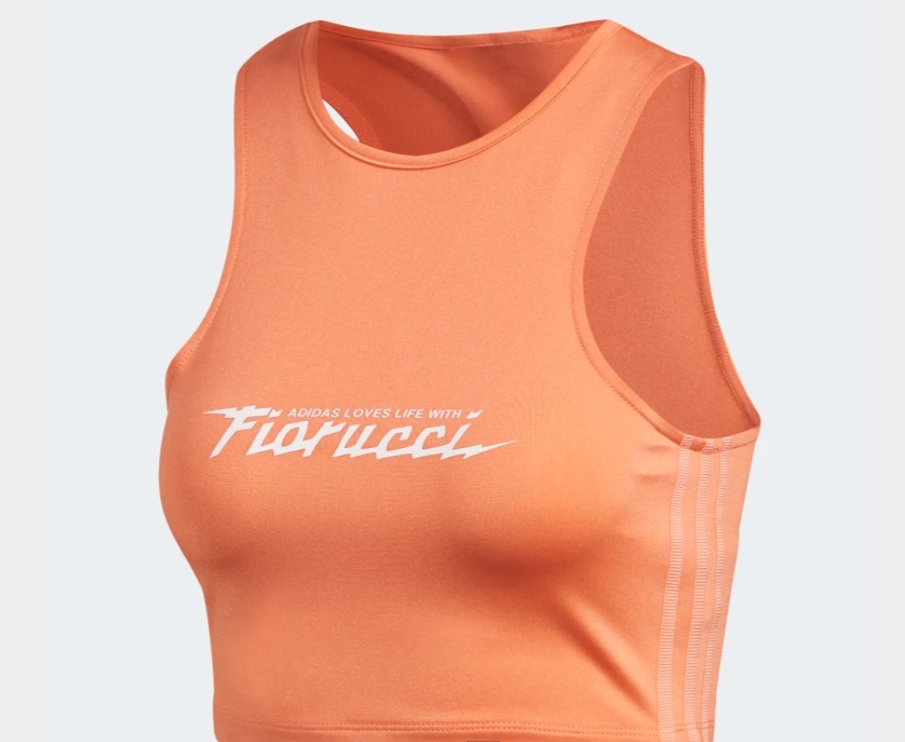 adidas x fiorucci crop top