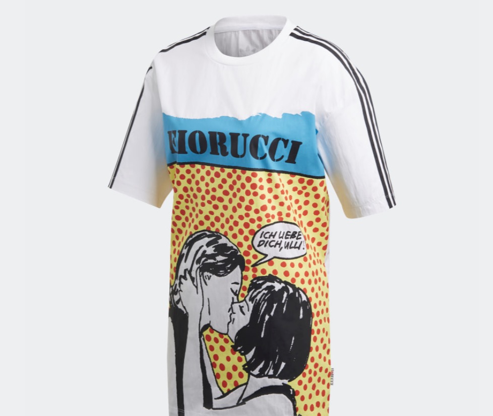 adidas x fiorucci graphic t-shirt