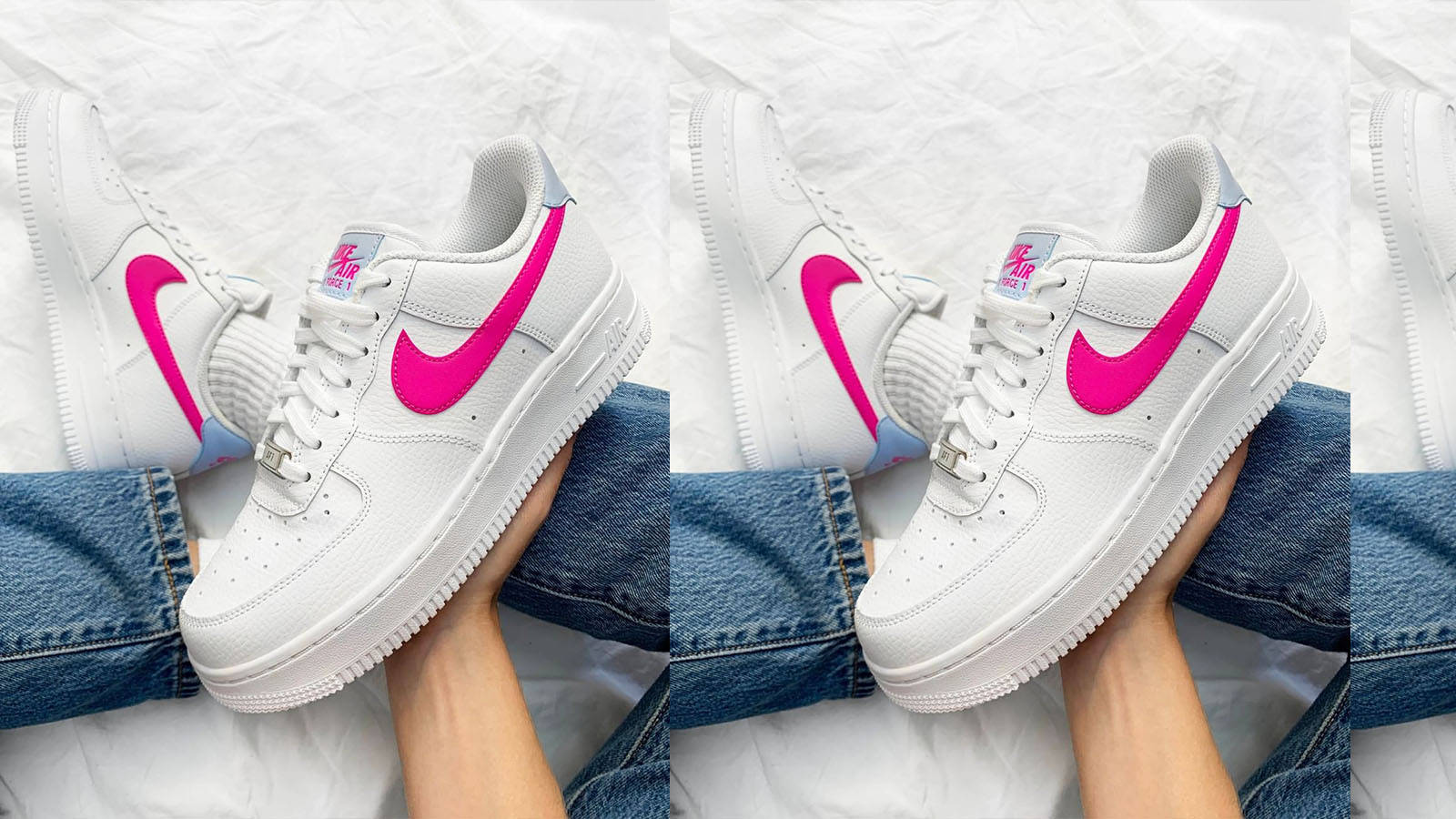 af1 pink blue