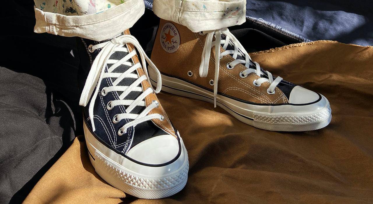 The Carhartt WIP x Converse Chuck 70 Is Crafted From Upcycled Workwear The Sole Supplier