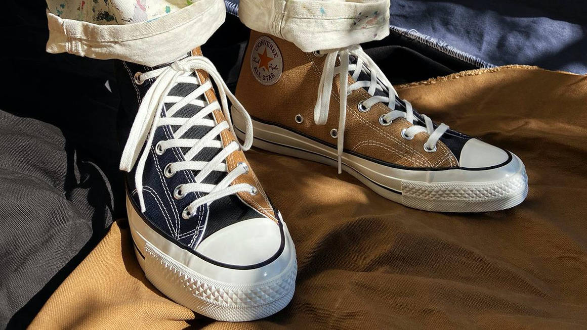 The Carhartt WIP x Converse Chuck 70 Is Crafted From Upcycled Workwear ...