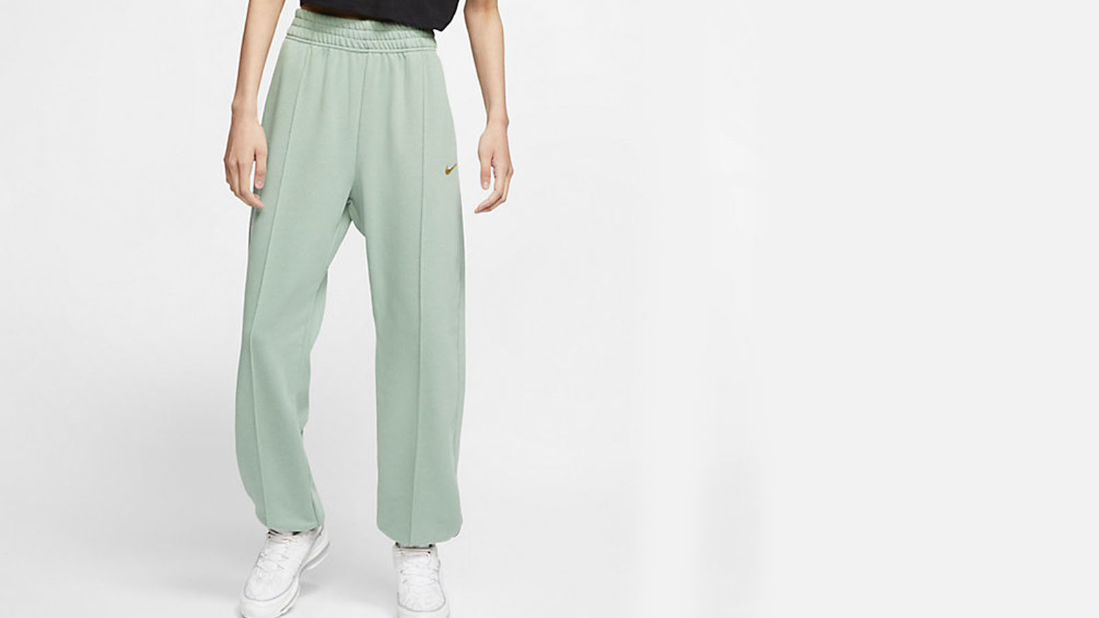 green nike joggers