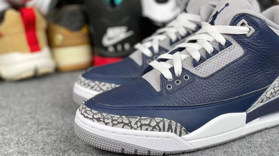 midnight blue jordan 3