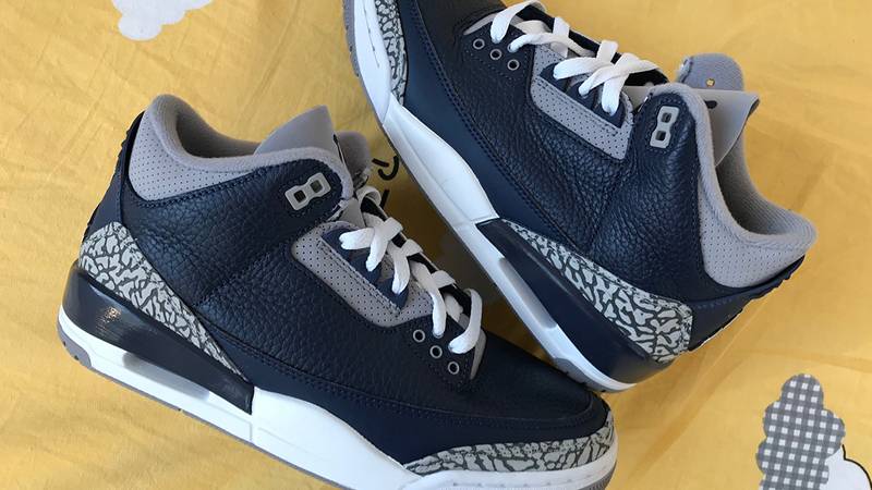 retro 3 midnight blue