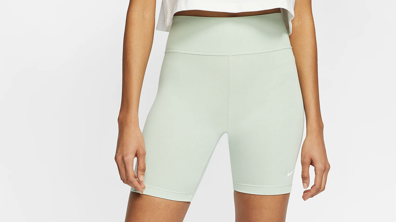 green nike shorts