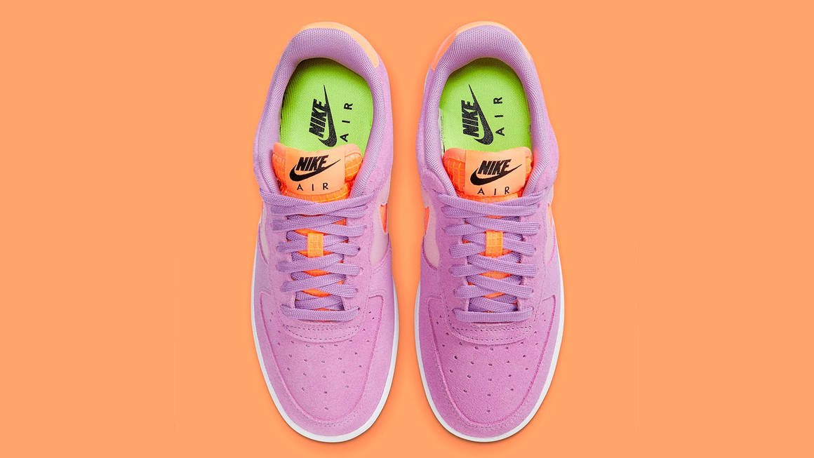 The Cut-Out Swoosh Nike Air Force 1 “Violet Star” Gives A Lesson In ...