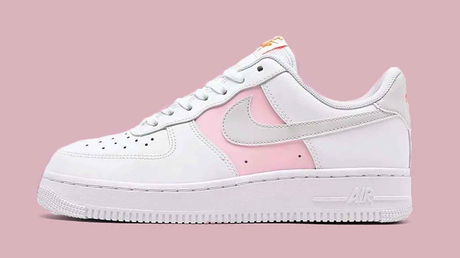 Check The Pretty Pops Of Pink On This Nike Air Force 1 Low SE | The Sole  Supplier
