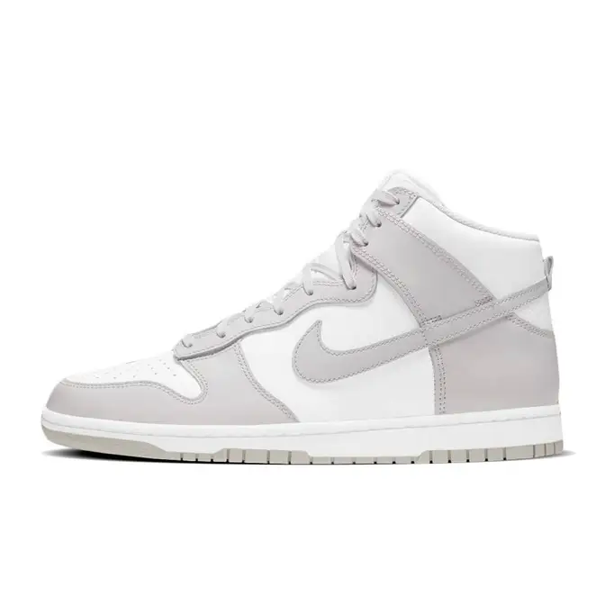 dunk high retro white vast grey