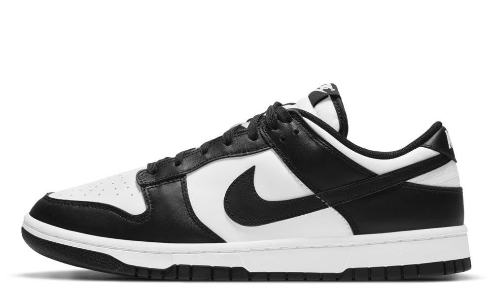 black and white dunk low