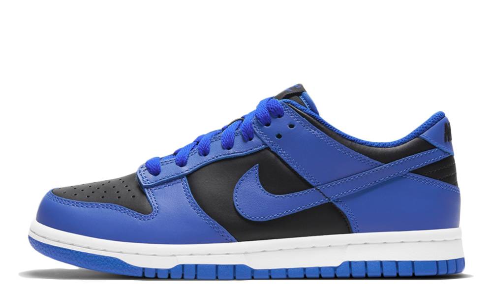 nike dunk low retro black blue