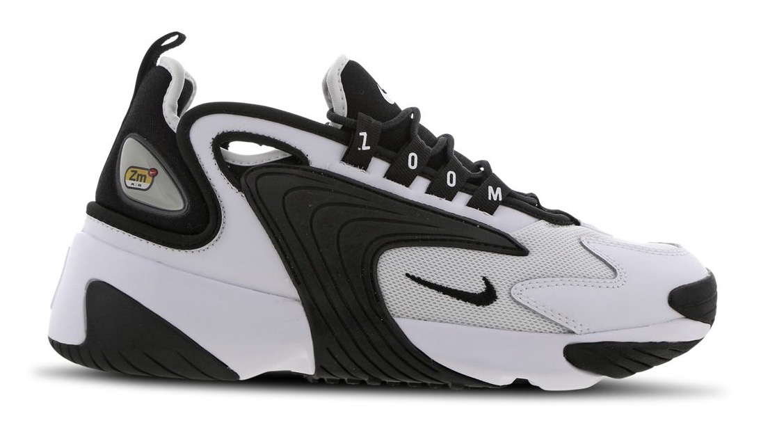 nike zoom 2k white black