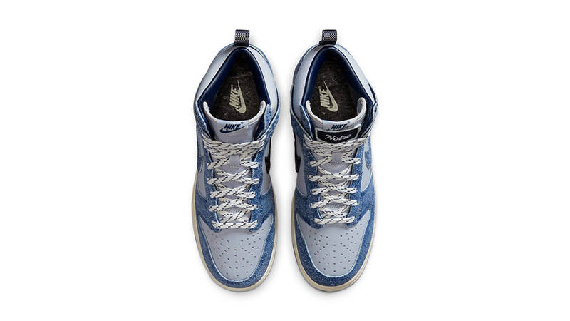 Notre x Nike Dunk High Pearl White middle