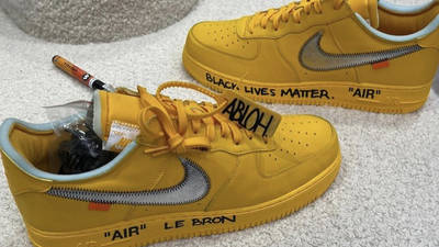 Off-White x Nike Air Force 1 University Gold First Look